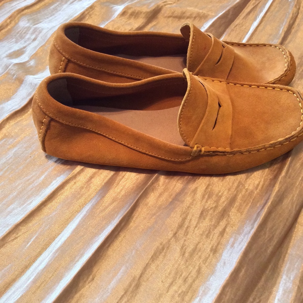 Crewcuts Tan Suede Penny Loafers - Picture 2 of 6